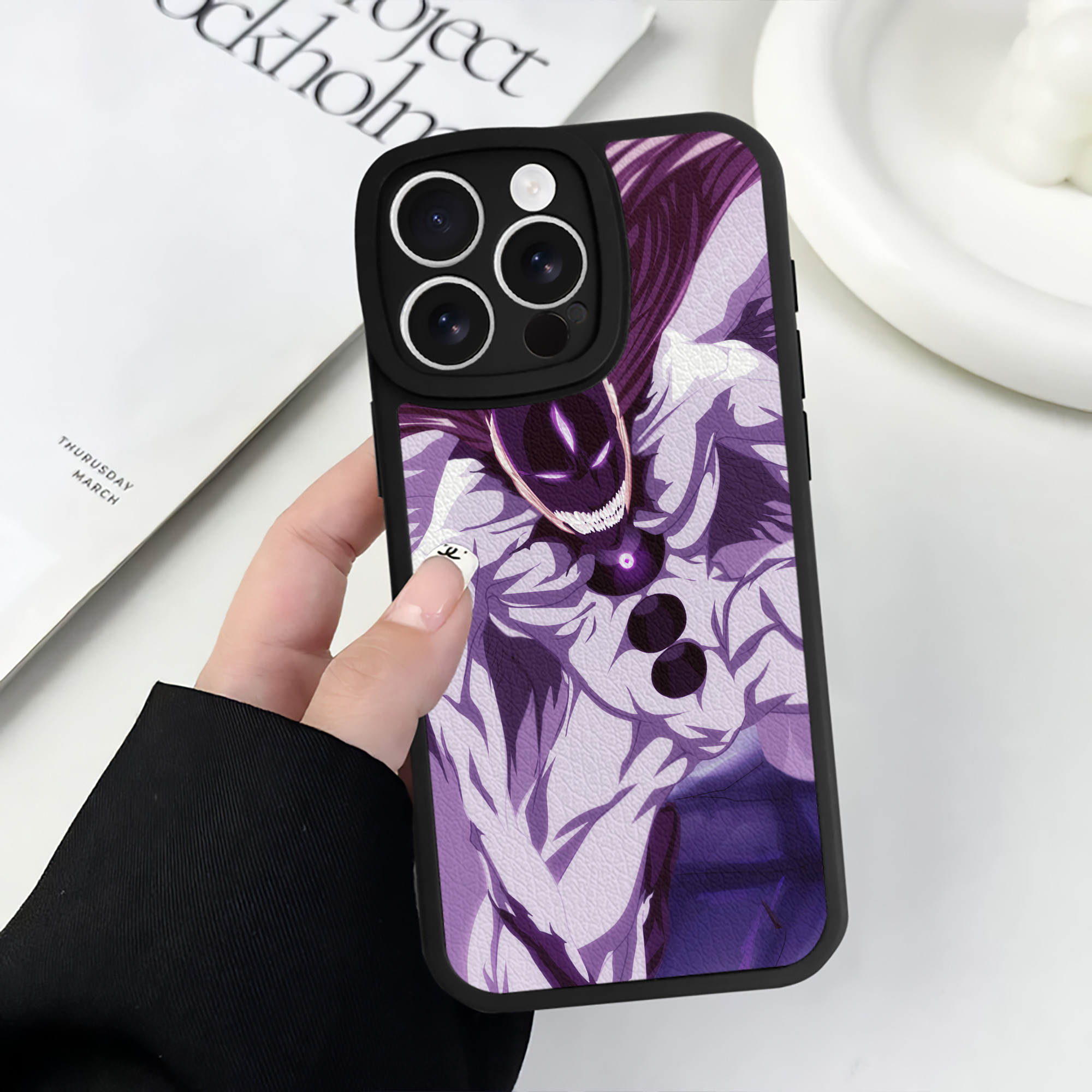 （画像用） ブリーチ BLEACH 【iPhone 16シリーズ対応】シリコンスマホケース（レザー調） 材質：シリコン